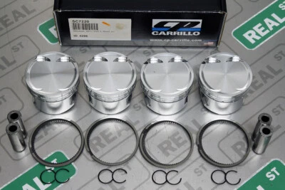CP Forged Pistons Mitsubishi 4B11T Lancer Evolution EVO X 86mm 9.0:1 SC7220 - Image 1 of 4