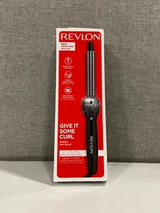Revlon Perfect Heat Triple Ceramic Curling Brush Iron  Silky Smooth Wave 3/4 - Picture 1 of 2