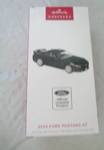 2024  Hallmark Keepsake - 2024 Ford Mustang Ornament - Black Car - Picture 1 of 1