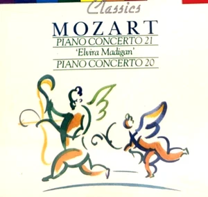 MOZART - Piano Concertos, 20 & 21 - Music CD 1989 (Z29FA) - Picture 1 of 4