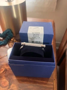 Swarovski Silver Crystal Friendship Bangle Small article: 52155653 New - Picture 1 of 4