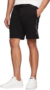 TOMMY HILFIGER Herren Sweatshort mit besticktem Tommy Logo, schwarz, L - Bild 1 von 5
