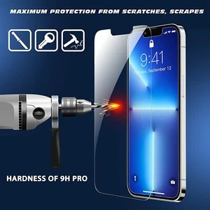 Ultra Clear Tempered Glass Screen Protector For iPhone 13 Mini 5.4" Anti Scratch - Picture 1 of 9