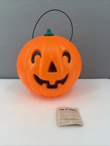 De colección 10" Tico Juguetes Calabaza Jack O Linterna Iluminar Molde Soplado Decoración Halloween - Imagen 1 de 13