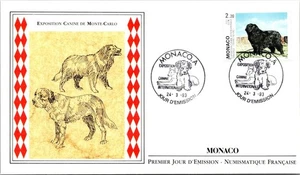 Monaco FDC 1993 Monte Carlo Dog Show - A02773 - Picture 1 of 2