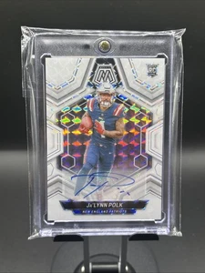 Ja’Lynn Polk 2024 Panini Mosaico Blanco Mosaico Novato Autógrafo Patriots #337 - Imagen 1 de 2
