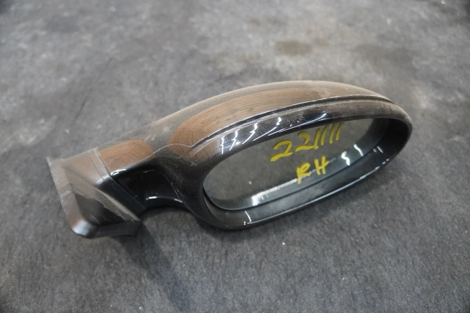 Conjunto de espejo retrovisor puerta pasajero derecho negro 99773162002 Porsche 911 997 2005-13 Foto 1 de 4