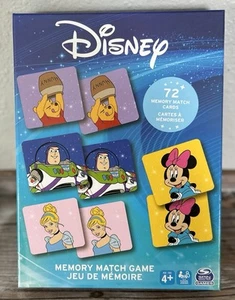 BNIP *Sealed* Disney Characters Matching Memory Game 72 Cards - Picture 1 of 5