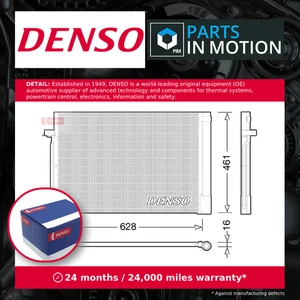 Air Con Condenser fits BMW X6 E71, F16 3.0D 08 to 19 AC Conditioning Denso New - Picture 1 of 7