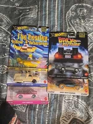 NEW Hot Wheels POP CULTURE PREMIUM 2025 5 Car Set - Image 1 of 4