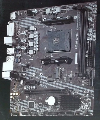 NEW msi A520M-A PRO Gaming Micro-ATX Motherboard, AM4, DDR4 $119.10 Foto 1 de 2