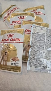 2/26 Royal Canin Breed Health Nutrition Poodle Loaf In Gravy Pouch Dog Food 3 Oz - Picture 1 of 1