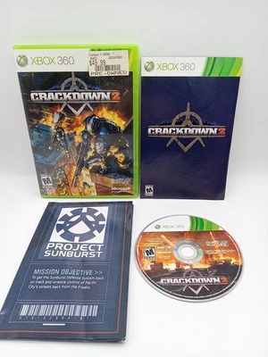 Crackdown 2 (Microsoft Xbox 360, 2010) CIB Complete in Box w/ Manual - Image 1 of 4