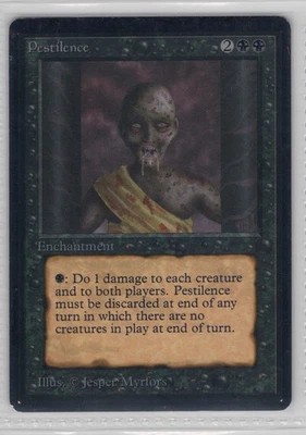 Pestilence - Beta - vintage Magic the Gathering MTG - ACTUAL CARD - US SELLER - Image 1 of 2