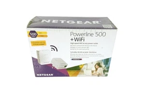 Netgear XWNB5201 Powerline 500 1-portowy + punkt dostępowy WiFi XWNB5201-100PES - Zdjęcie 1 z 1