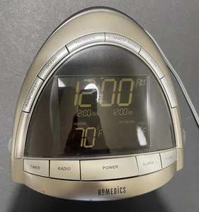 Homedics SS-5010 Soundspa AM/FM Clock Radio PROJECTOR - Picture 1 of 9