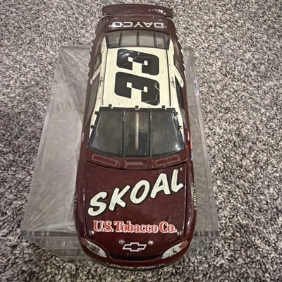 Ken Schrader #33 1999 Red Skoal Chevrolet Monte Carlo 1/24 Clear Window Bank - Image 1 of 4