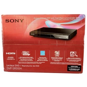 Sony DVP-SR510H Upscaling HDMI 1080p Full HD DVD Player wRemote Control NIB 1162 - Picture 1 of 5