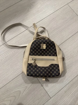 Mini Mochila Bolso de Hombro Mochila Niñas Bolso de Viaje Cartera Geo Marrón Tostado Foto 1 de 4