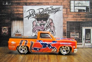 Dr Dave's Customs, Hot Wheels '83 Chevy Silverado, GENERAL LEE / Mooneyes, C3932 - Imagen 1 de 5