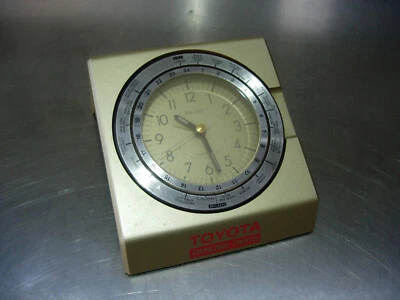 Vintage SEIKO Quartz World Desk / Alarm Clock  TOYOTA Promotional QK512D - Image 1 of 4