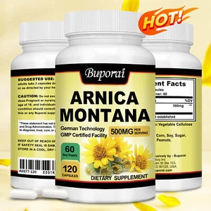 Arnika Montana 500mg - hochwirksam, Schmerzen, Noppenlinderung, entzündungshemmende Unterstützung - Bild 1 von 9