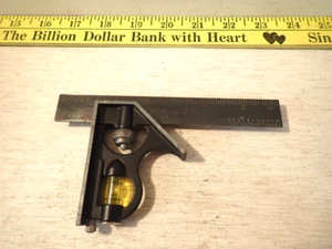 Vng Craftsman 6" Rule Machinist Combination Square 39557 with Scribe made in USA - Picture 1 of 3