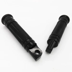 Estaca delantera trasera negra CNC para Harley Touring Sportster Softail Dyna - Imagen 1 de 7