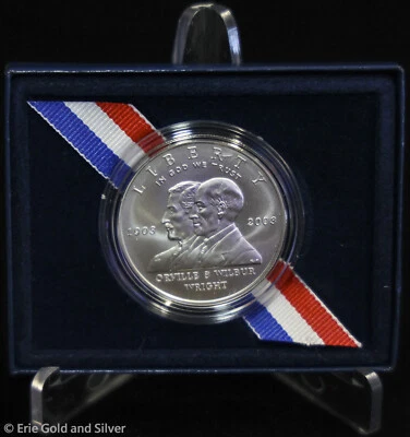 2003 Orville & Wilbur Wright First Flight Commem in OGP | UNC BU - Image 1 of 4