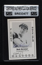 1979 TCMA Diamond Greats Bob Skinner #373 CAS Certified Sealed Auto