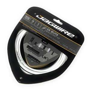 Jagwire Bicicleta de Montaña de Carretera Elite Cambio Sellado Hágalo Usted Mismo Kit de Cable Blanco Nuevo en Caja - Imagen 1 de 2