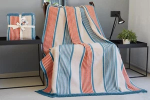 TV Nerzdecke 127 x 155 Bett Sofaüberwurf weiche Fleecedecke Neu Geschenk Weihnachten - Bild 1 von 3