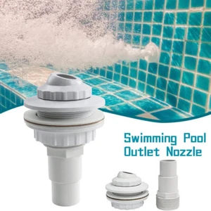 Einlaufdüse Einströmdüse Düse Zulauf Pool Anschluss 32/38 inkl. Dichtungen NEU - Bild 1 von 8