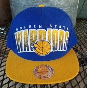 GOLDEN STATE WARRIORS Snapback Hat Cap - Mitchell & Ness - HARDWOOD CLASSICS - Picture 1 of 11