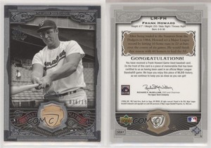 2006 SP Legendary Cuts Legendary Materials Silver /199 Frank Howard #LM-FH