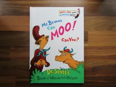 Dr Seuss - Mr Brown can moo! Can You?  - 1970 1st edition H/B Book — 第 1/4 张图片