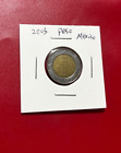 2003 Mexico One Peso Bi-Metallic Coin - Nice World Coin !!!
