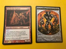 MTG-Tuktuk the Explorer - FOIL & The Returned -TOKEN- Rise of the Eldrazi-NM