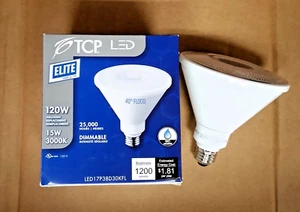TCP LED17P38D30KFL 15W (120W Equal) PAR38 3000K Dimmable LED Flood Light Bulb - Picture 1 of 7