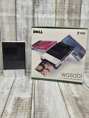 Dell Wasabi Black Mobile Thermal Printer Zink Zero Ink Printing - Incomplete - Image 1 of 4