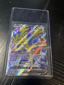 Pokémon TCG Zacian V Sword & Shield 195/202 Holo Full Art - Picture 1 of 2