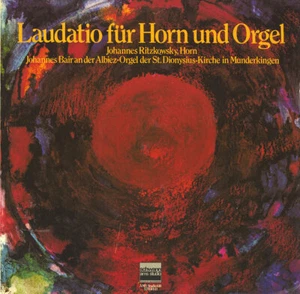 BABELL BACH HANDEL KROL VIERNE Laudatio for Horn & Organ RITZKOWSKY SCHWANN LP - Picture 1 of 3