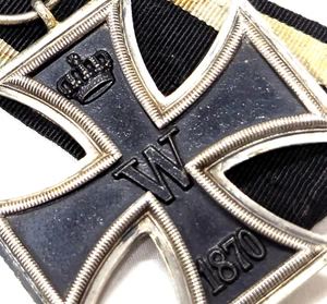 Rare Franco German War era German 1870 Iron Cross 2nd Class medal pre WW1 - Picture 1 of 8