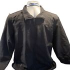 Swiss Tech Jacket Mens Xl 46-48 Black Water Resist Soft Fleece Lined Zip Pockets