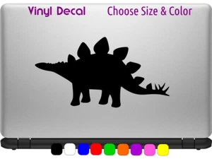 Stegosaurus Jurassic Park Dinosaurier Aufkleber Laptop Fenster Sticker Größe Farbe wählbar - Bild 1 von 3