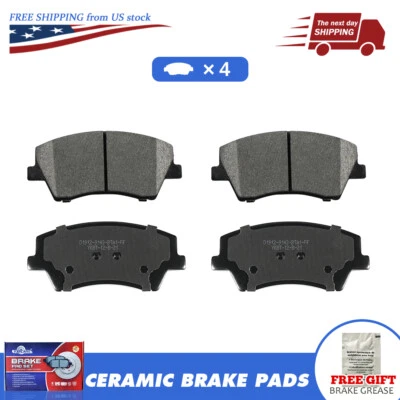 Juego de pastillas de freno de disco delanteras de cerámica para Hyundai Elantra Ioniq Kia Niro 2017-2020 Foto 1 de 4