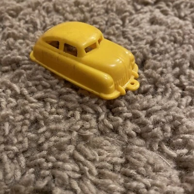 Coche Vintage Años 50 Plástico Ideal TOY Company Pequeño 1-1694 Amarillo cl1 Foto 1 de 4