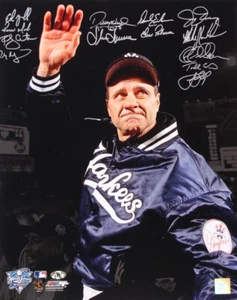 Multi-Signed Joe Torre Yankees 16x20 Photo Signed (13) W/ Spencer, Erdos MAB - Picture 1 of 2