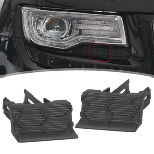 Cubierta de bisel de boquilla de arandela de faros delanteros diestro y derecho para Jeep Grand Cherokee 2014-17 - Imagen 1 de 10