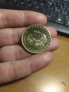 DOBLONE D'ORO MONETA RICAMBIO 20000 leghe sotto i mari disney EDITRICE GIOCHI - Imagen 1 de 3